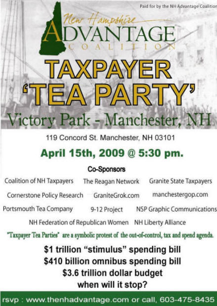 Tea Party poster campaign