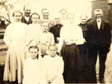 old photograph of wedding