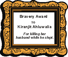 bravery award Kiranjit Ahluwali Cherie Blair